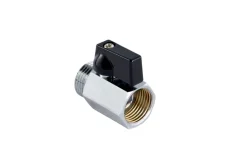 Outlet Kulekran 1/2" x 1/2" svart grep