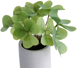 Outlet Kunstig plante kløver H18 cm Grå og grønn
