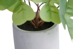 Outlet Kunstig plante kløver H18 cm Grå og grønn
