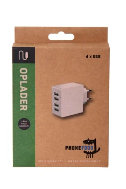 Best PhoneFood Lader med 4 USB porter