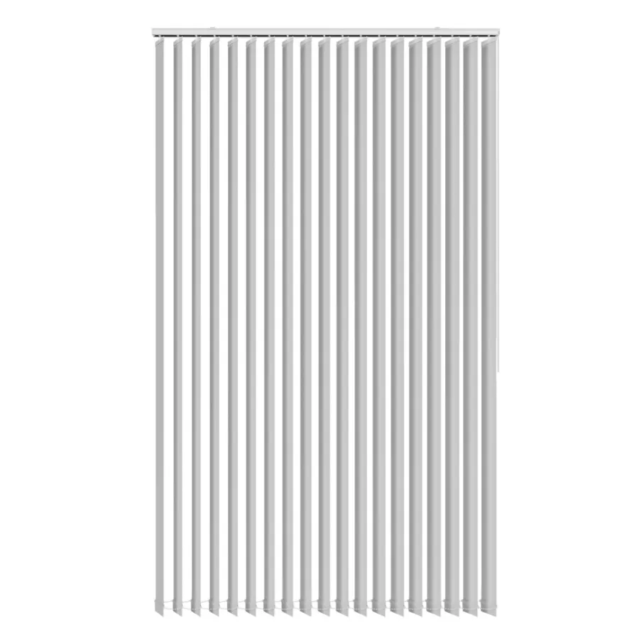 New Lamellgardin 100 x 250 cm Hvit