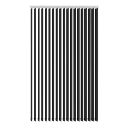 Lamellgardin 100 x 250 cm Svart