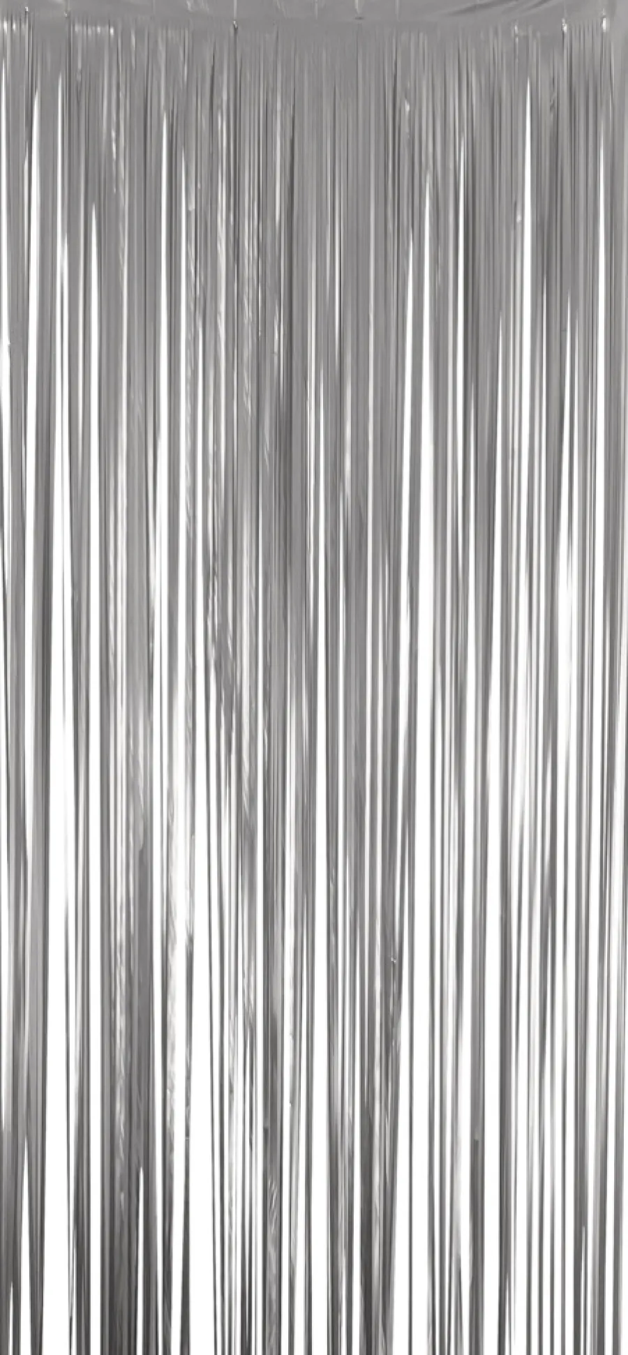 Discount Lamettagardin med selvklebende bakside 90 x H250 cm sølv