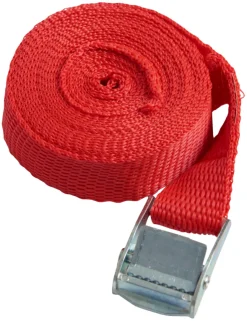 New Autozone Lastestropp 3,5 meter x 25 mm - Rød
