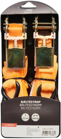 Hot Autozone Lastestropp 25 mm x 4,5 meter 2 stk. -