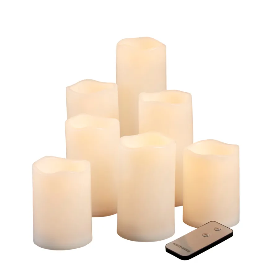 Online LED-kubbelys batteridrevet 7-pk.