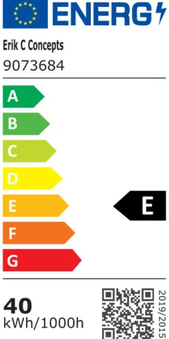 Clearance LED-panellys 60 x 60 x 3,8 cm Hvit