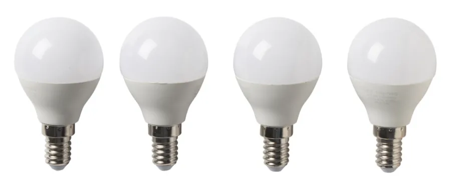 Hot LED-pære krone 4,2 W E14 4-pk.