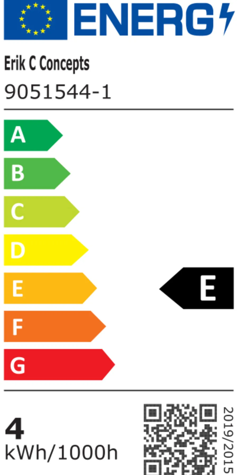 Hot LED-pære krone 4,2 W E14 4-pk.