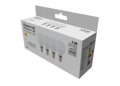 Hot LED-pære krone 4,2 W E14 4-pk.