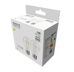 Online LED-pærer standard formet 6,5 W E27 - 2-pk.