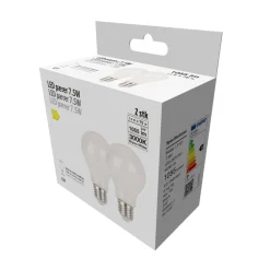 Clearance LED-pærer standard 7,5 W E27 - 2-pk.