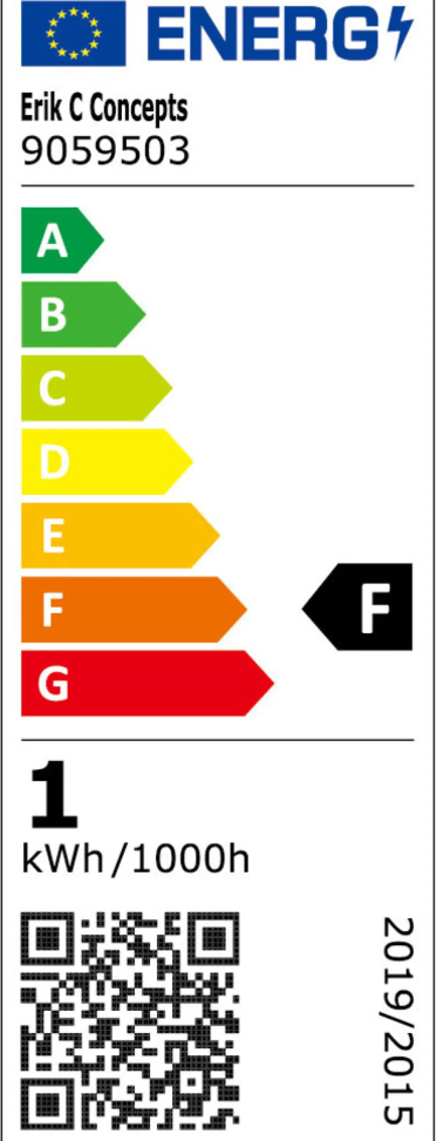 Online LED-pære Stripes Amber 1,4 W E27