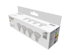 New LED spotpære GU10 5W SMD 4-pk