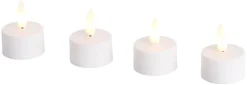 New DAY LED-telys m/3D flamme 4 stk.