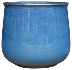 New Scan-Pot Leirpotter glasert 3-pk. Blå