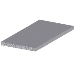 Discount Listprofil flat sølv - 2 x 25 mm x 2 meter