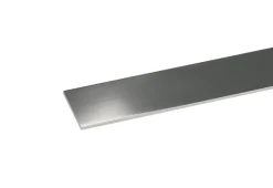 Hot Listprofil flat sølv - 2 x 25 mm x 1 meter