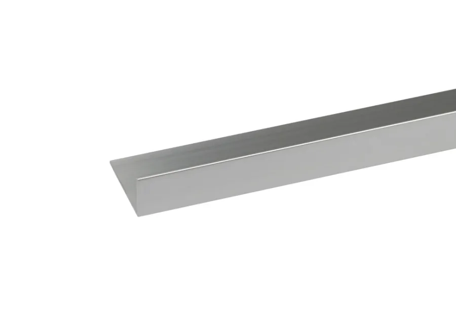 Hot Listprofil sølv - 15 x 30 mm x 2 meter