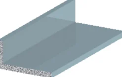 Sale Listprofil sølv - 10 x 15 mm x 2 meter