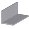 Best Listprofil vinkel aluminium - 15 x 15 mm x 2 meter