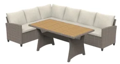 Online Sunlife Loungesett Boise 3 deler teak/natur - ®