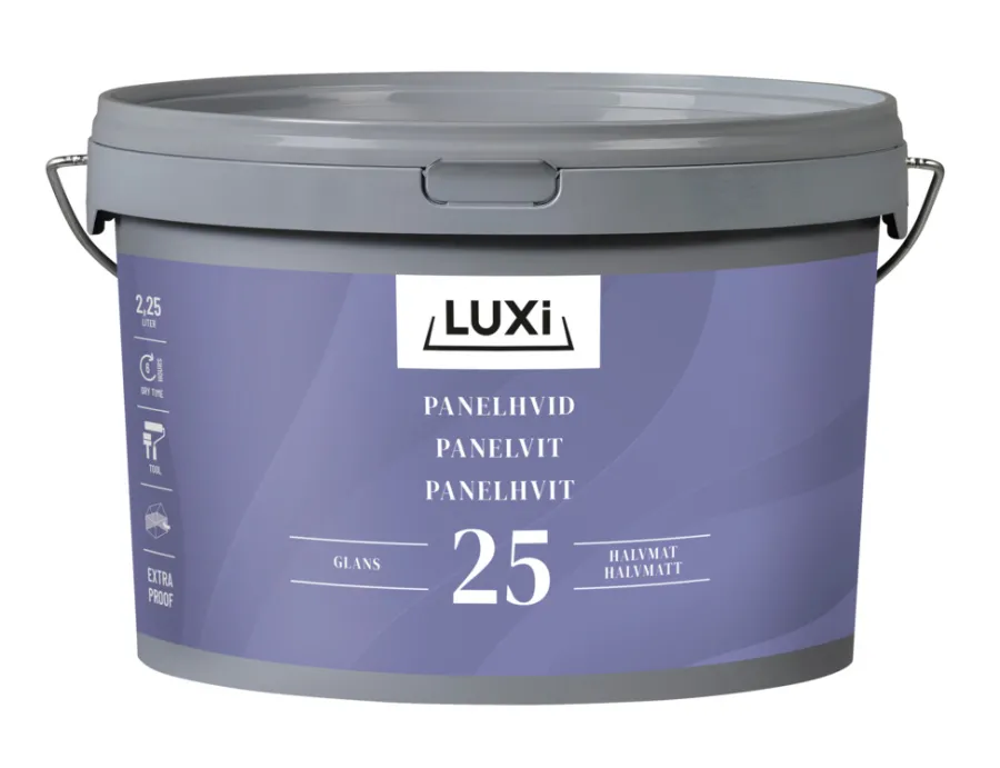 New Luxi panelhvit ekstra robust - 2,5 liter