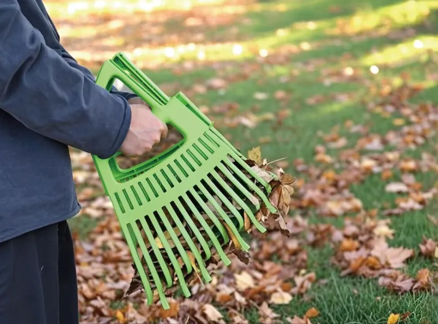Outlet Garden Løvrive 2-i-1 - ® Grønn