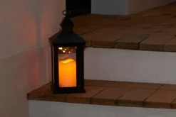 New Stemning Lykt med LED kubbelys