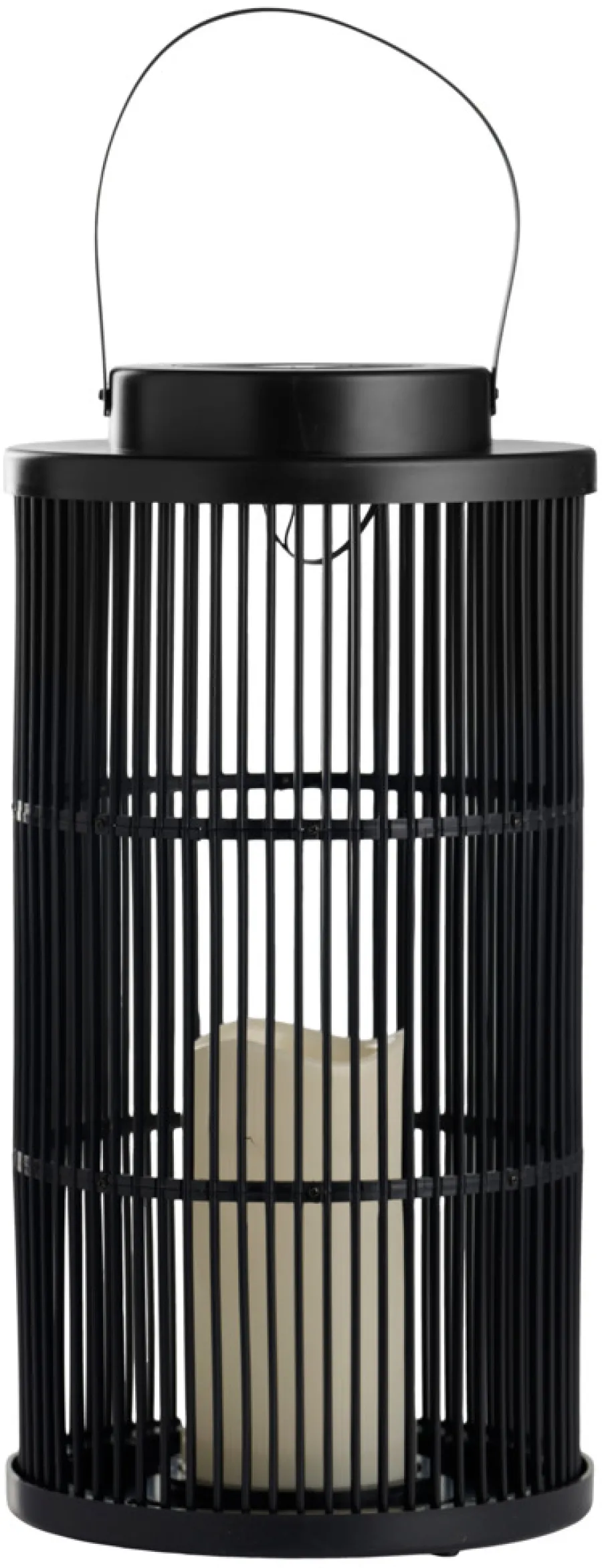 Best Garden Lykt med solcelle 18 x 18 x 36 cm - ® Svart