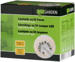 Discount Garden Lyslenke med 10 pærer 5,5 meter - ®