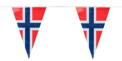 Best Festplassen 17. mai girlander med vimpler 5 meter