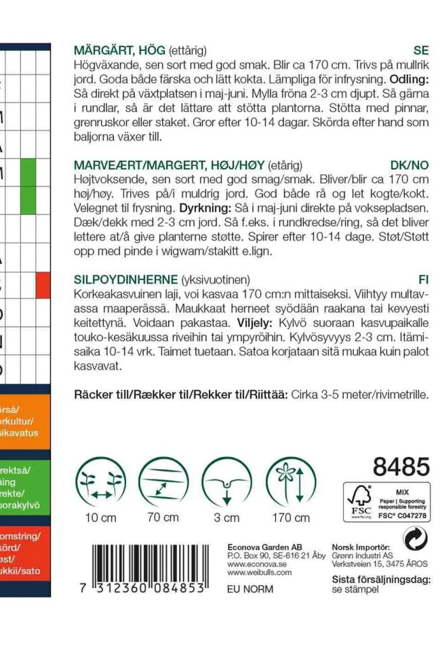 New Weibulls Margert, høy 'Senator'