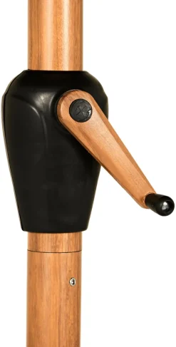 Best Sunlife Markedsparasoll Stockholm Ø300 cm - ® Svart/teak