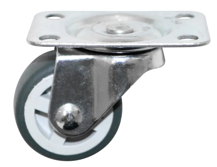 Sale Home it Møbelhjul dreibart med plate grå 30 mm