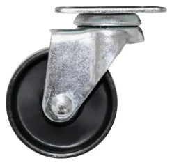 Outlet Home it Møbelhjul dreibart med plate svart 50 mm