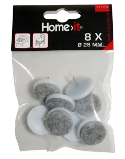 Outlet Home it Møbelknotter med spiker Ø28 mm grå - 8 stk.