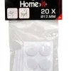 Discount Home it Møbelknotter selvklebende Ø17 mm hvit - 20 stk.