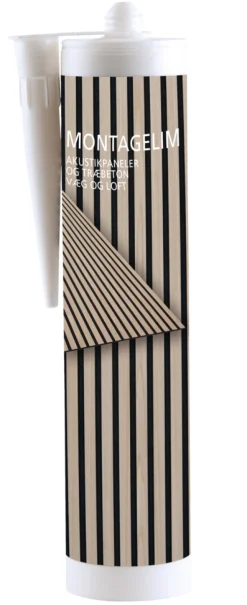 Outlet Fibrotech Monteringslim til akustikkpanel 300 ml Hvit