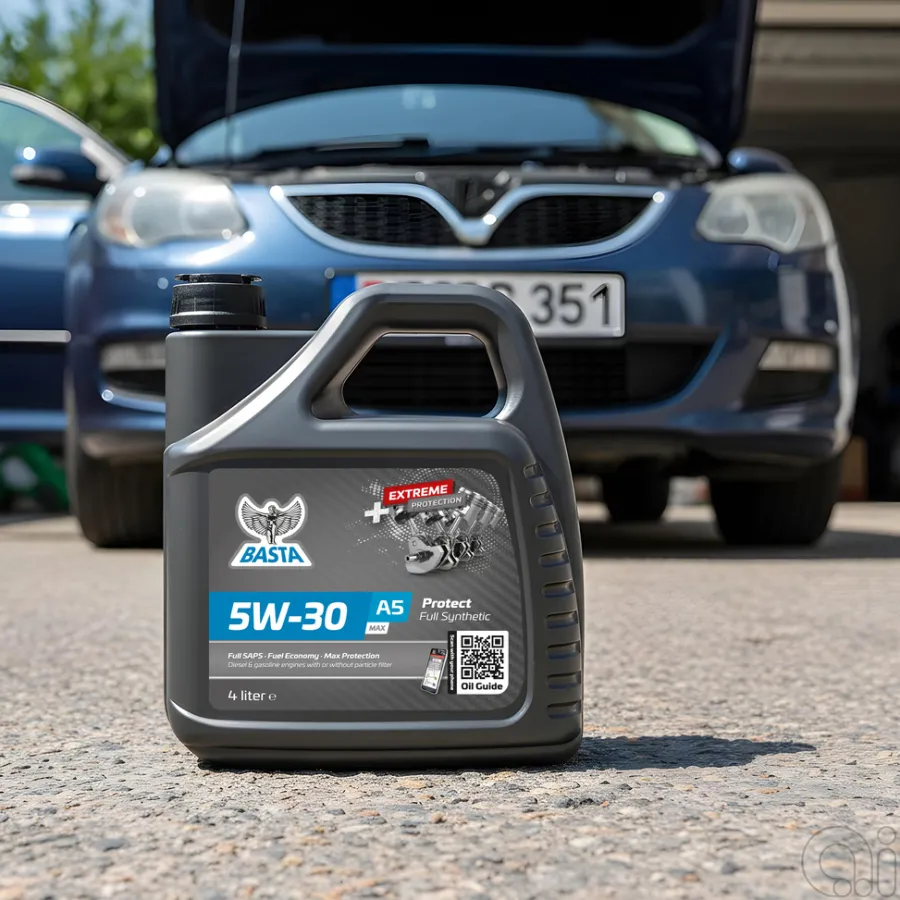 Best Basta Motorolje 5W-30 A5 MAX fullsyntetisk - 4 liter