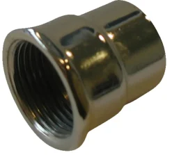 Discount Muffe 3/4" x 1/2" Krom