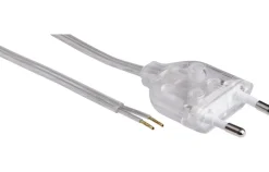 New Elworks Nettledning Euro 2 meter Transparent