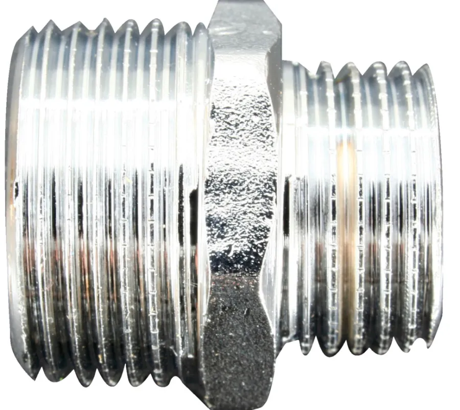 Online Nippel 3/4" x 1/2" Krom