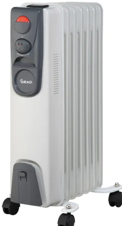 Discount Grad Oljeradiator 7 ribber, 3 varmetrinn -