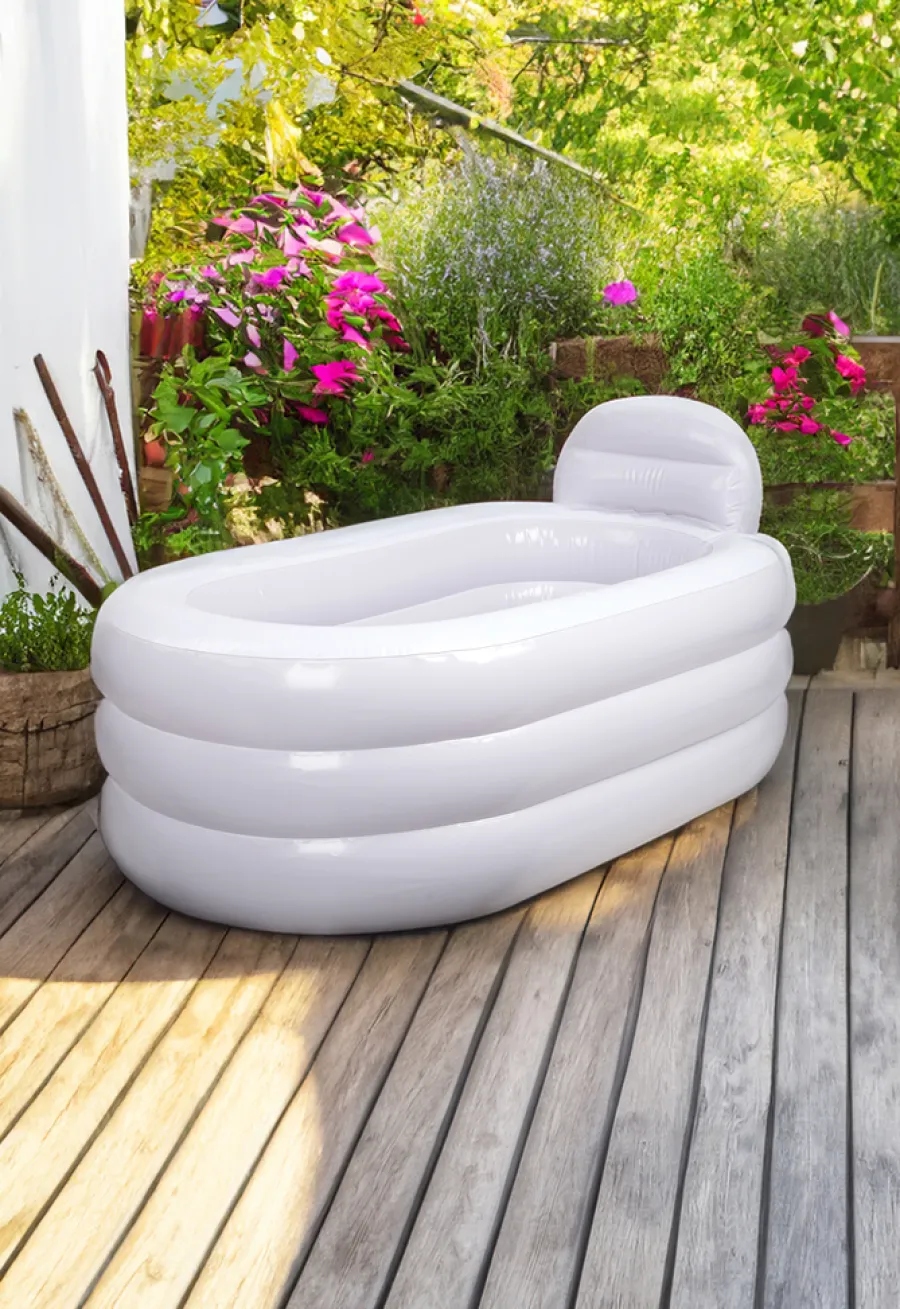 Hot Oppblåsbart badekar 131 x 79 x 67 cm