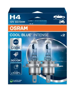 Hot Osram bilpære H4 Cool Blue Intense - 2 stk.