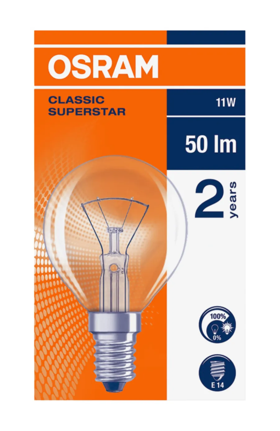 Sale Osram LED Classic Superstar E14 klar kronepære 11 W