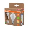 Hot Osram LED matt standardpære E27 3,8 W 2-pk.