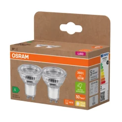 Sale Osram LED PAR16 spotpære GU10 2 W 2-pk.