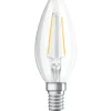 New Osram LED Star Classic klar kertepære E14 2,5 W